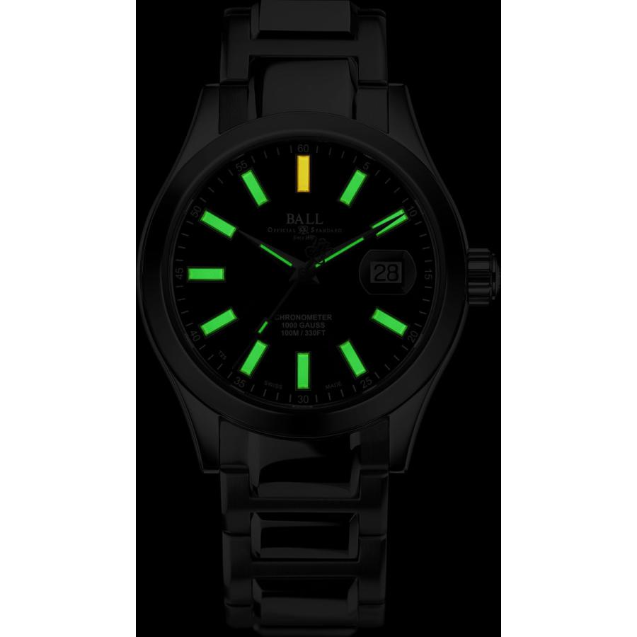 【正規品・メーカー保証付き】BALL WATCH マーベライト クロノメーター 緑文字盤 ステンレススティール (904L) Ref. NM9026C-S6CJ-GR | BALL Watch | 04