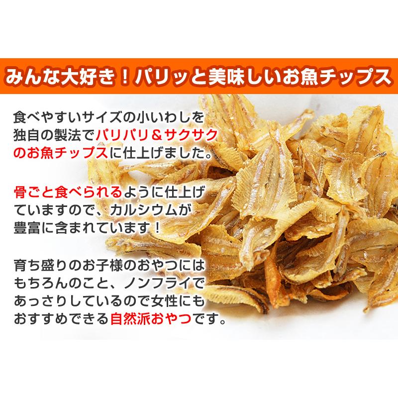 宅配便 パリパリこいわし 旨塩味 39g 5袋（サクッと旨いこいわし 同等品） 井上食品 いわし チップス お魚チップス ノンフライ お魚スナック 糖質制限 ロカボ｜kamasho｜04