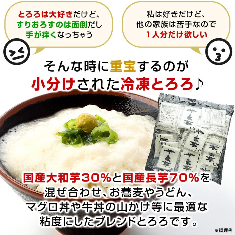 山かけネギトロ丼セット 冷凍 とろろ 山芋 小分け 70g×20袋入 あらびき