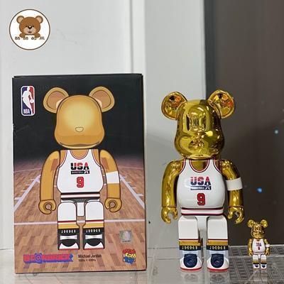 JORDAN BE@RBRICK 400％ ベアブリック(Bearbrick Plated 400% Set 