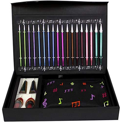 待望 Knitter´s Pride Melodies of LifeZing Interchangeable Needle Set-9 Pairs / 4 Cords/Accessories - Multi