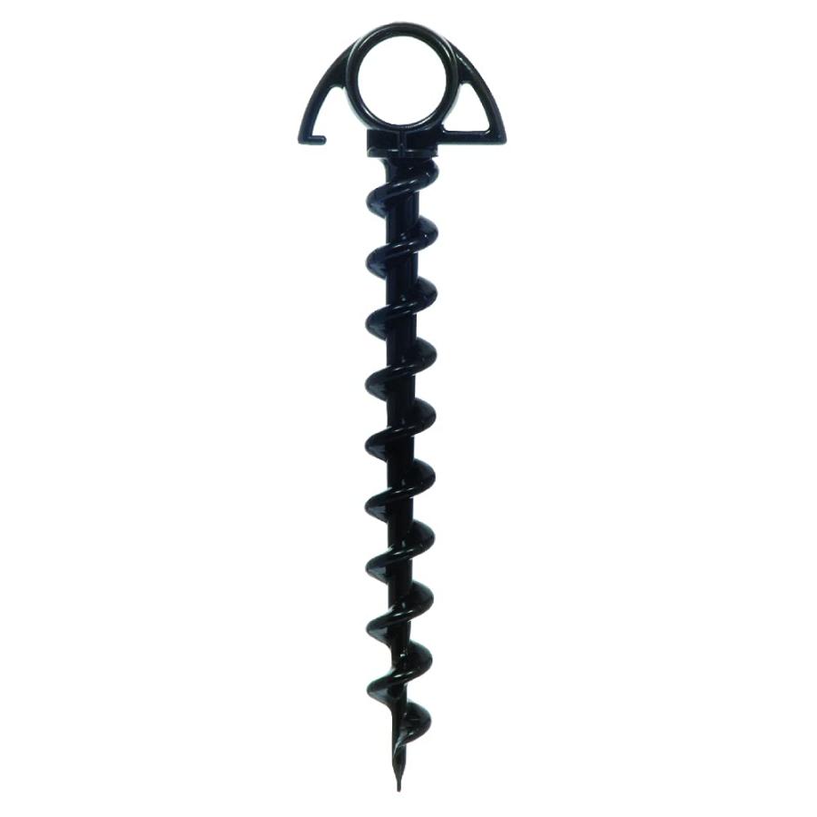 Orange Screw: The Ultimate Ground Anchor | Small 4 Pack Tent Stakes | Made in USA (Black)｜kame-express｜02
