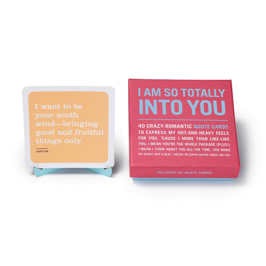 Knock Knock I Am So Totally Into You Inner-Truth Love Quote Cards Deck 40 Affirmation Cards & Romantic Gifts 4.25 x 4.25｜kame-express｜04