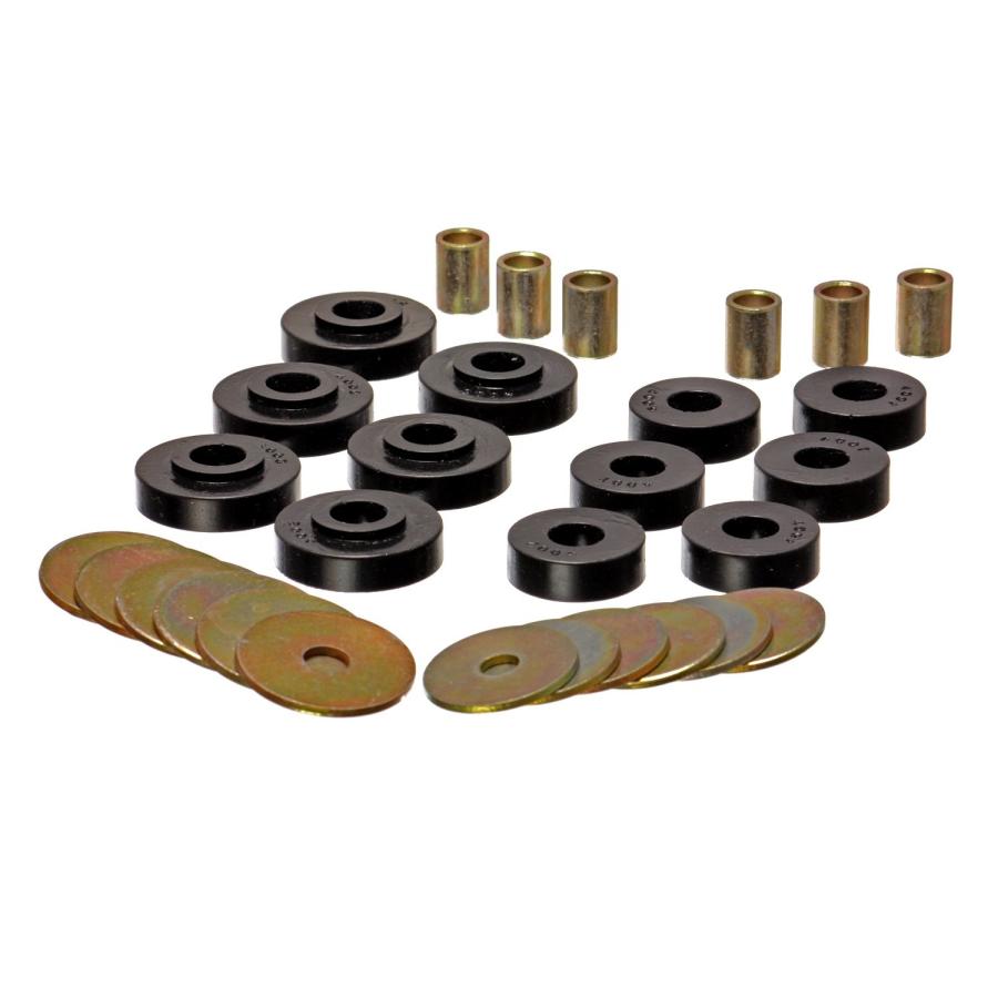 Energy Suspension 3.4102G Energy Suspension GM Corvette Black Body Mount Set main image 0