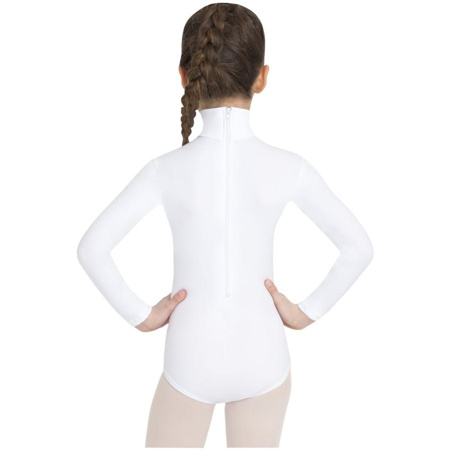 Body A Maniche Lunghe Per Bambine Capezio Team Basic (TB134C) – Colore Nero, Taglia L, In Cotone