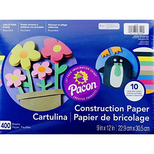 Pacon Creative Products Heavyweight Construction Paper 400 Sheets