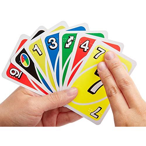 Mattel Games UNO Braille Card Game for Kids & Adults with Cards Specially Designed for Blind and Low-Vision Players｜kame-express｜04