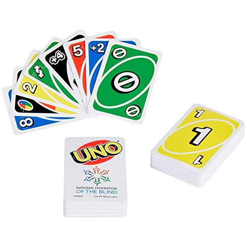 Mattel Games UNO Braille Card Game for Kids & Adults with Cards Specially Designed for Blind and Low-Vision Players｜kame-express｜06