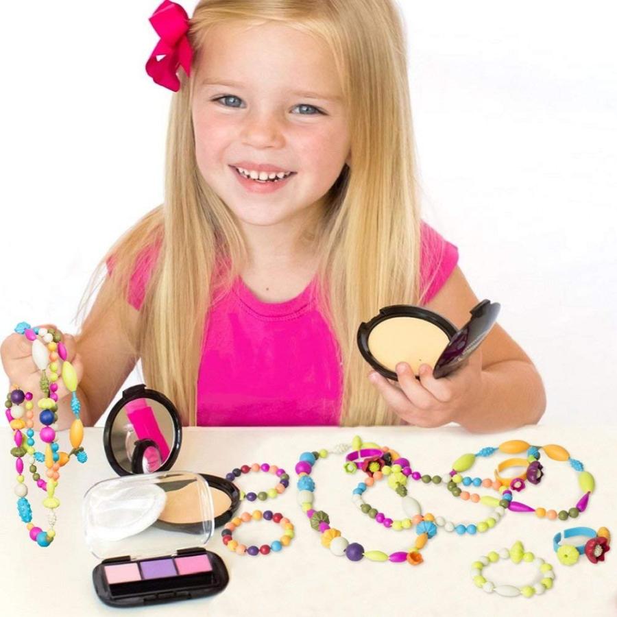 GILI Pop Beads - Jewelry Making Kit for 3 4 5 6 7 8 Year Old Little Girls - Arts and Crafts Toys for Kids Age 4yr-8yr -｜kame-express｜03