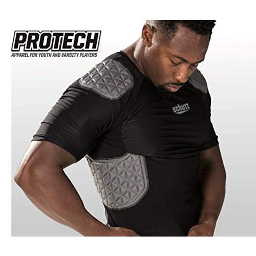 Schutt ProTech Tri All-in-One Football Girdle Padded Compression Shorts ...