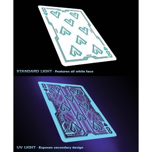 Bicycle Grid 2.0 Playing Cards Glows Under Ultraviolet Light｜kame-express｜06