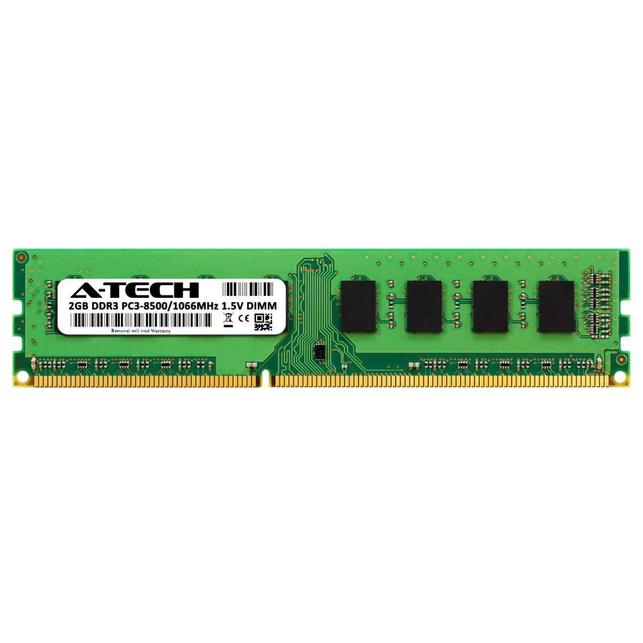 A-Tech 2GB DDR3 1066MHz PC3-8500 Desktop RAM Module | Non-ECC Unbuffered DIMM 1.5V 240-Pin Memory Upgrade Stick｜kame-express｜02
