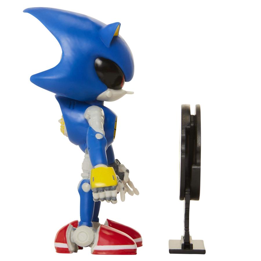 Sonic The Hedgehog Collectible Metal Sonic 4 Bendable Flexible Action Figure with Bendable Limbs & Spinable Friend Disk｜kame-express｜04