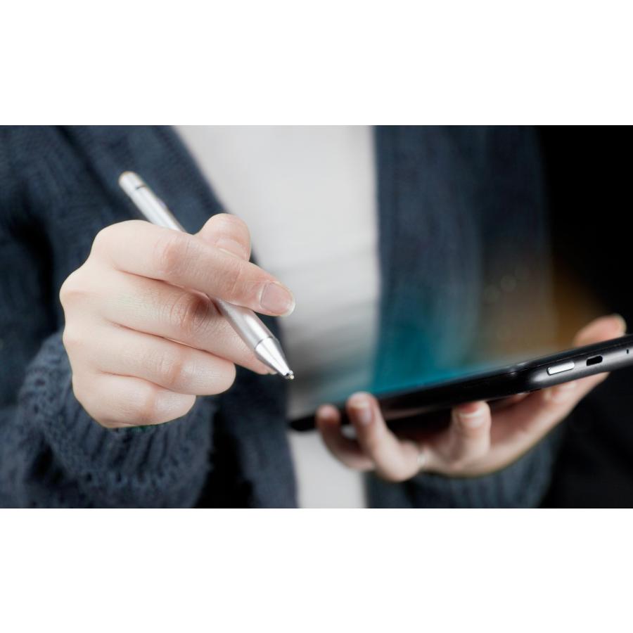 BoxWave DualTip Stylus Pen For Dell Inspiron 14 5000 2-in-1 - Fiber Tip & Clear Tip Stylus