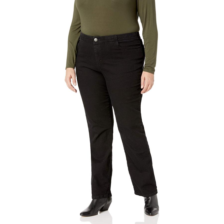 Riders By Lee Indigo - Jeans Donna Plus Size, Vita Media, Gamba Dritta, Denim Elasticizzato, Vestibilità Regolare