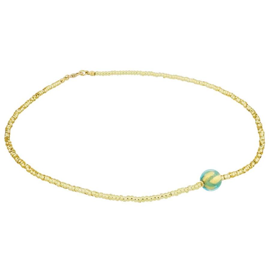 GlassOfVenice Murano Glass Royal Aqua Ball Necklace｜kame-express｜02