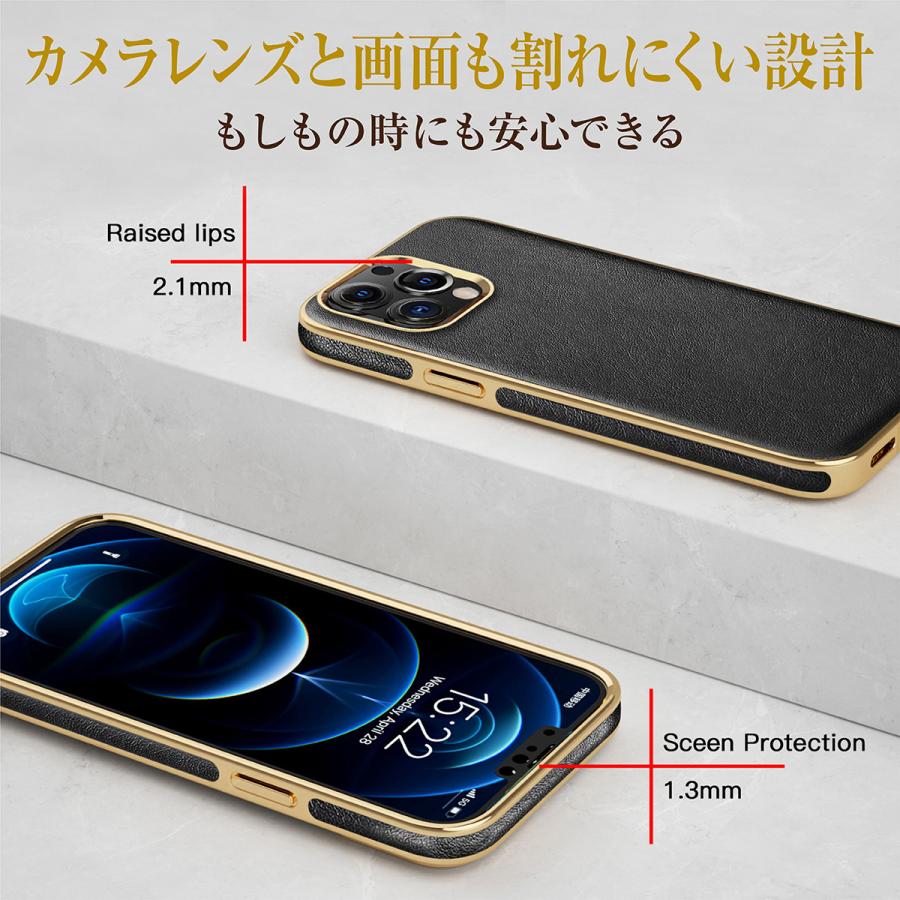 iPhone13 ケース メンズ おしゃれ 高級 革 PUレザー 質感 大人