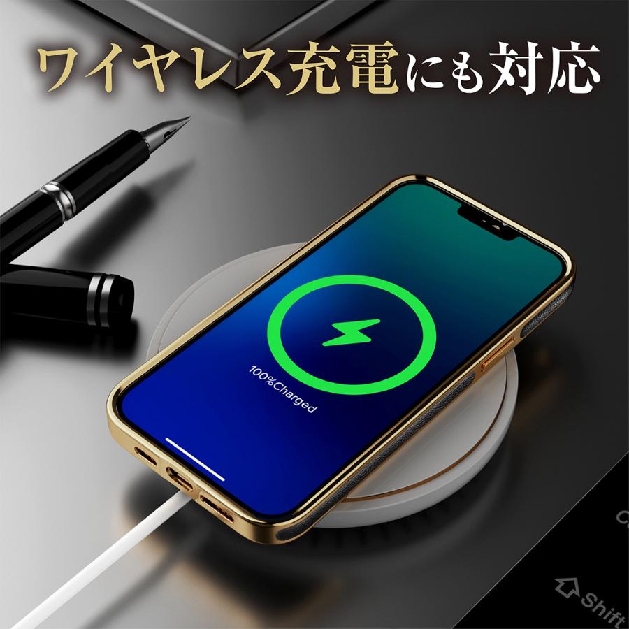 iPhone13 ケース メンズ おしゃれ 高級 革 PUレザー 質感 大人