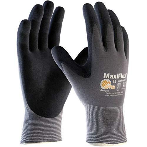 ATG 34-874 Maxiflex Ultimate - Nylon Micro-Foam Nitrile Grip Gloves - Black/Gray - X-Large - 12 Pairper Pack｜kame-express｜02