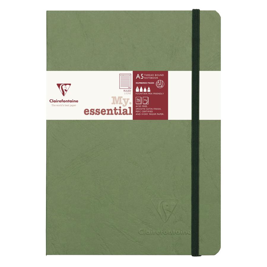 Clairefontaine - Ref 793463C Age Bag Thread-Bound Notebook (192 Pages ...