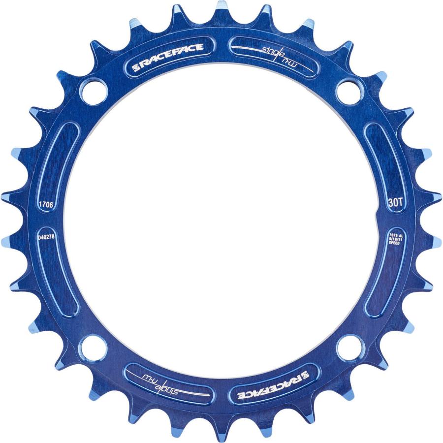 Race Face Narrow Wide Single Chainring Blue 104 x 38T｜kame-express｜03