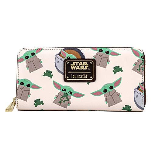 Loungefly Star Wars Baby Yoda The Mandalorian All Over Print Wallet ...