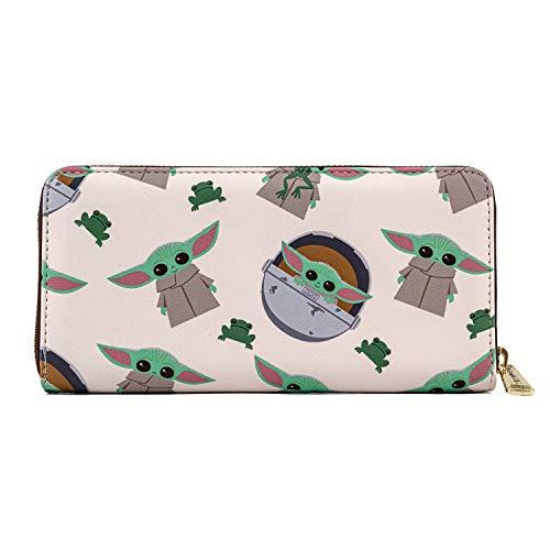 Loungefly Star Wars Baby Yoda The Mandalorian All Over Print Wallet ...