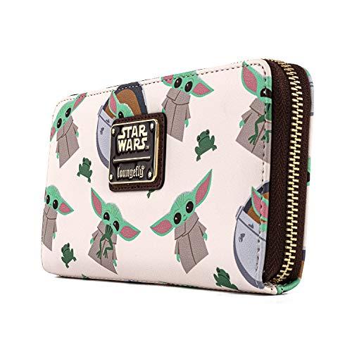 Loungefly Star Wars Baby Yoda The Mandalorian All Over Print Wallet ...