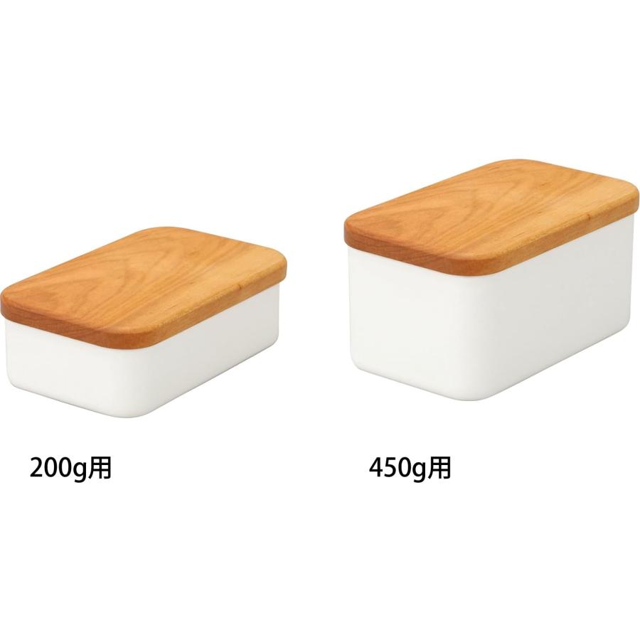 Noda Horo BT-450 Butter Case Enamel 15.9 oz (450 g) White Made in Japan｜kame-express｜04