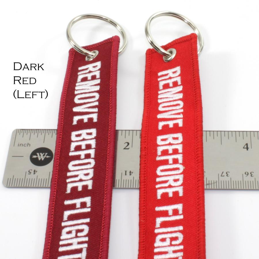 Remove Before Flight DARK RED Key Chain Aviation ATV Motorcycle Pilot Crew Tag｜kame-express｜04