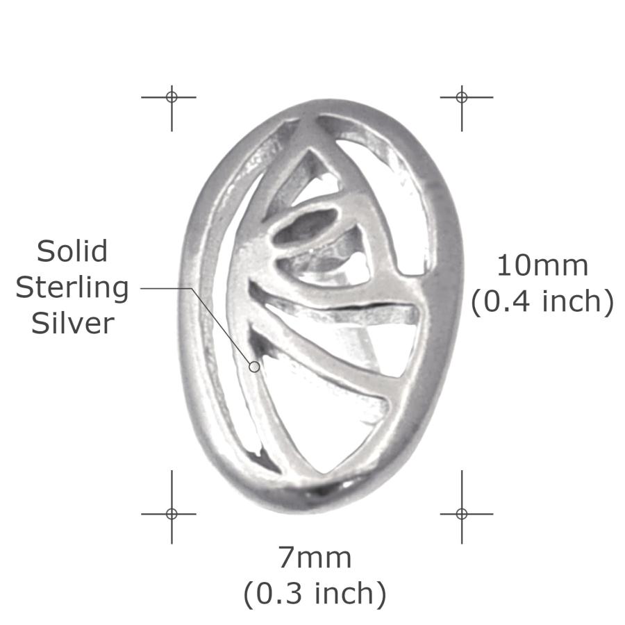 Alexander Castle Charles Rennie Mackintosh 925 Sterling Silver Earrings for Women Teens Girls - Stud Earrings with Jewel｜kame-express｜03