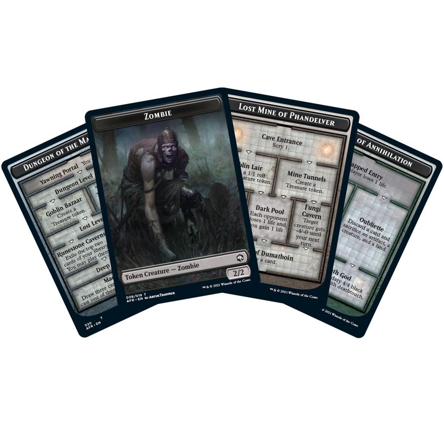 Magic: The Gathering Adventures in The Forgotten Realms Commander Deck  Dungeons of Death (White-Blue-Black)｜kame-express｜05