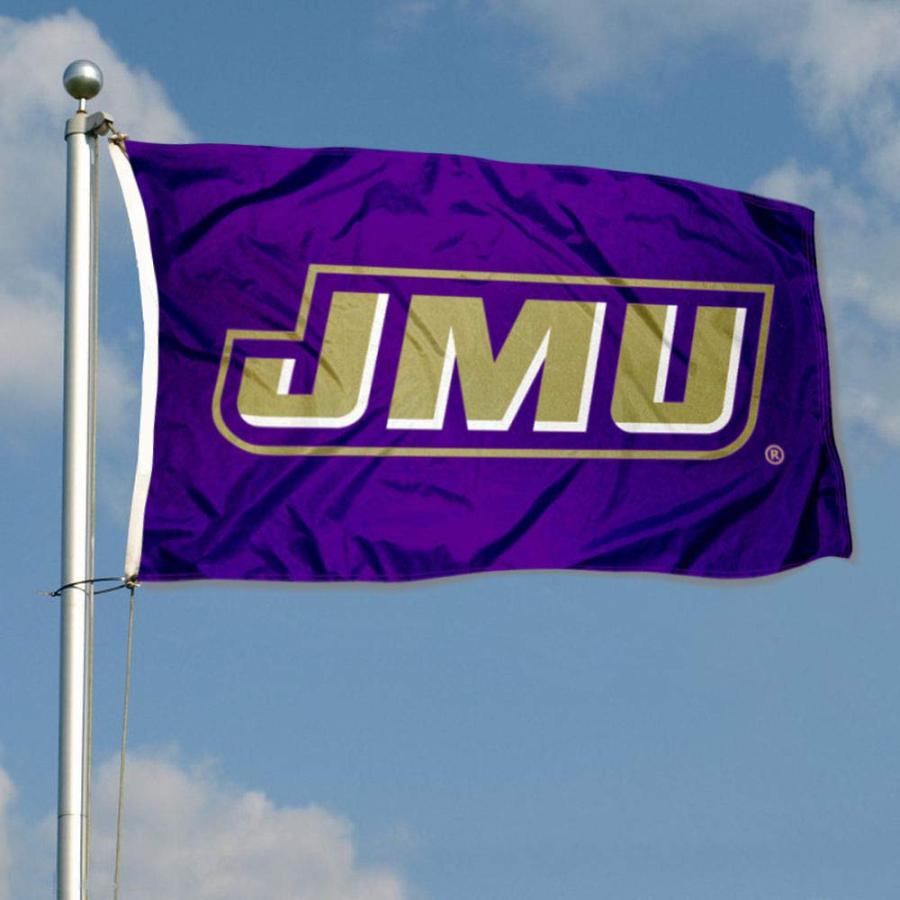 James Madison Dukes Dual Logo Double Sided Flag｜kame-express｜04