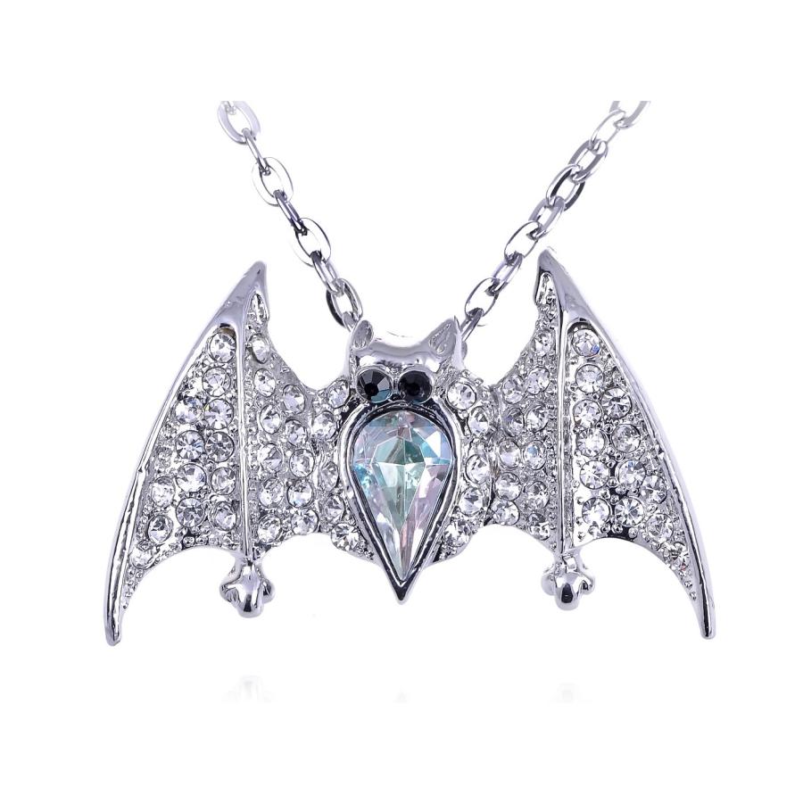 Crystal Bat Pendant