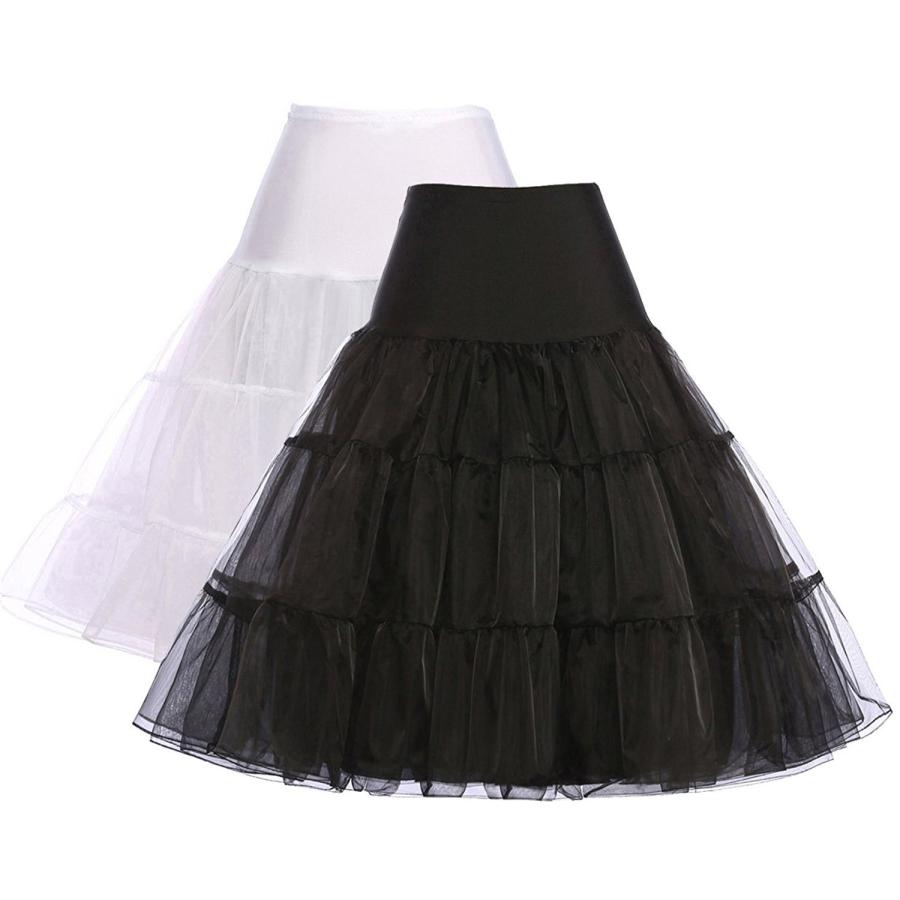 GRACE KARIN Women Petticoat Skirt 50s Dress Tutu Half Slips CL8922