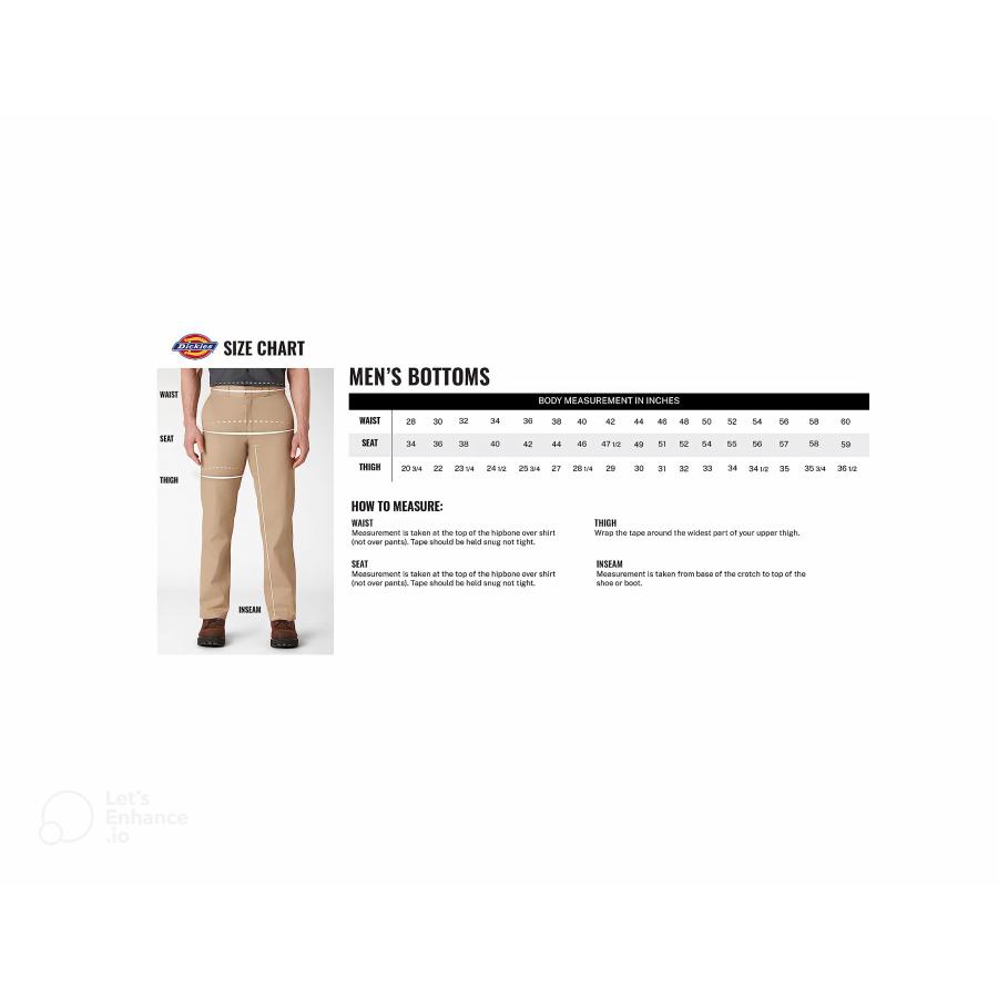Dickies mens Relaxed Fit Carpenter jeans Stone Washed 38W x 30L US｜kame-express｜04