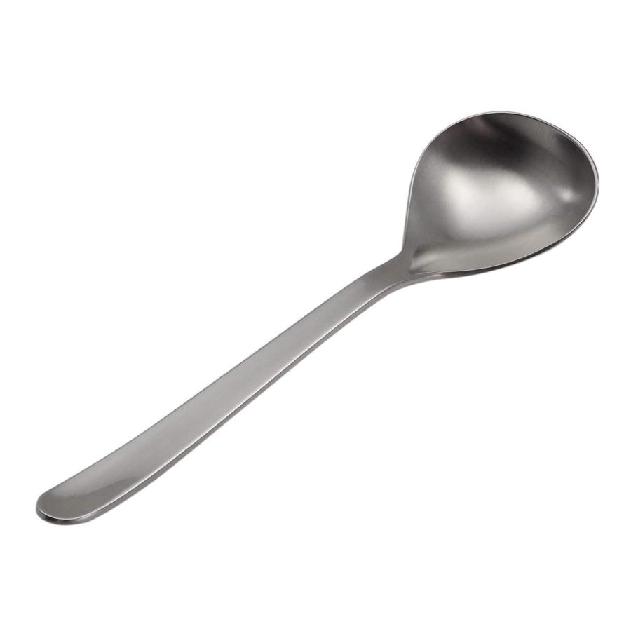 Sori Yanagi #1250 Soup Spoon Made in Japan Total Length 6.7 inches (17 cm) Stainless Steel｜kame-express｜02