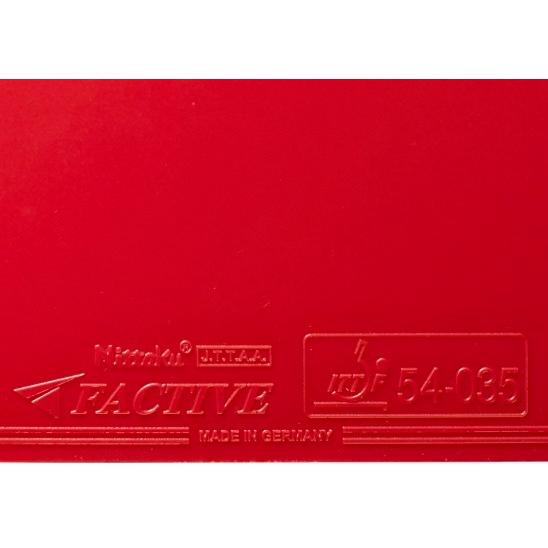 新品【卓球ラバー】Nittaku FACTIVE 赤＆黒セット／特厚 ニッタク