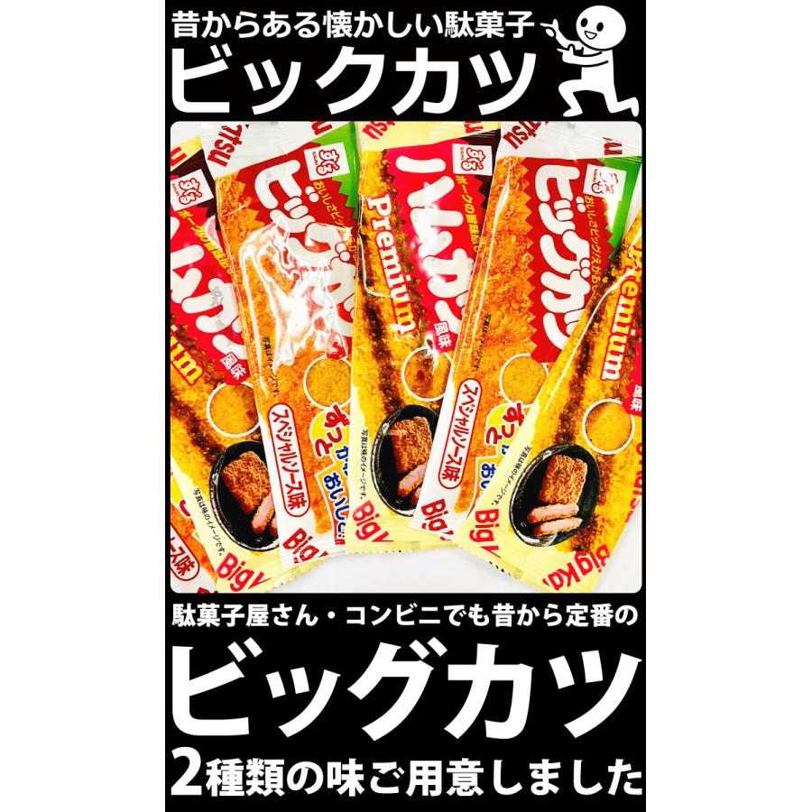 スグル食品（SUGURU） 昔からある懐かしい駄菓子「 ビッグカツ 」2種類
