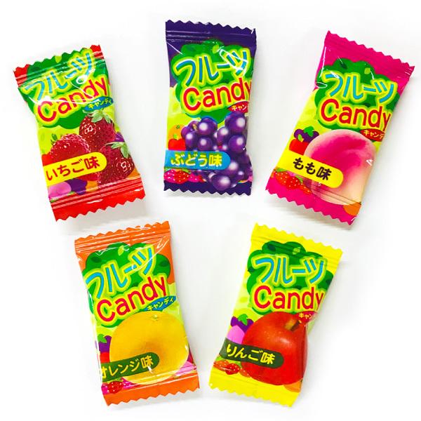 やおきん フルーツキャンディ(500g)約150〜155個 ゆうパケット便 メール便 送料無料 駄菓子 お菓子 ポイント消化 お試し|kamejiro|02