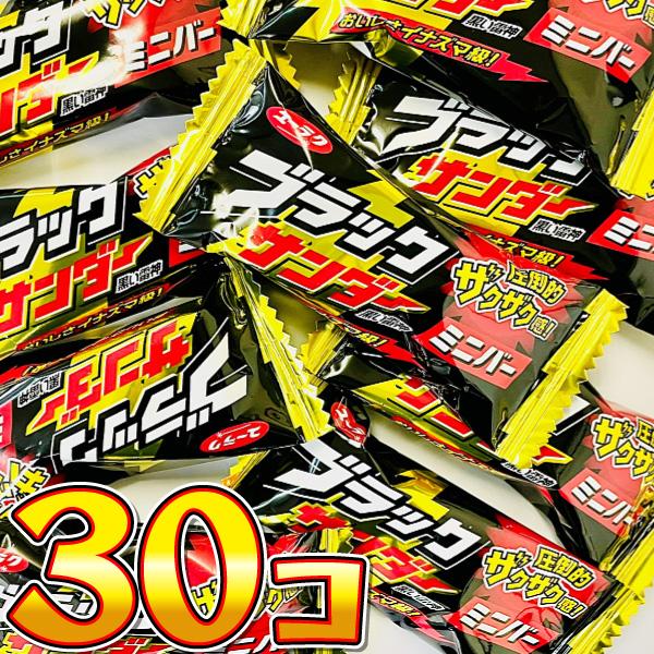 ブラックサンダー 有楽 ミニバー 30個入 ゆうパケット便 メール便 送料