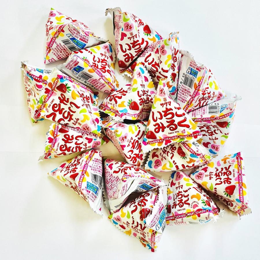 サクマ製菓 サクマ プチ いちごみるく 1袋（3粒入）×90袋 送料無料