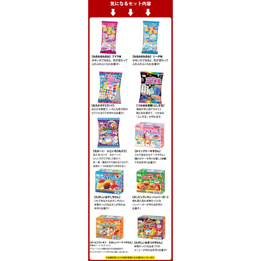 Kracie（クラシエ） 送料無料 知育菓子 10種類セット 駄菓子 お菓子