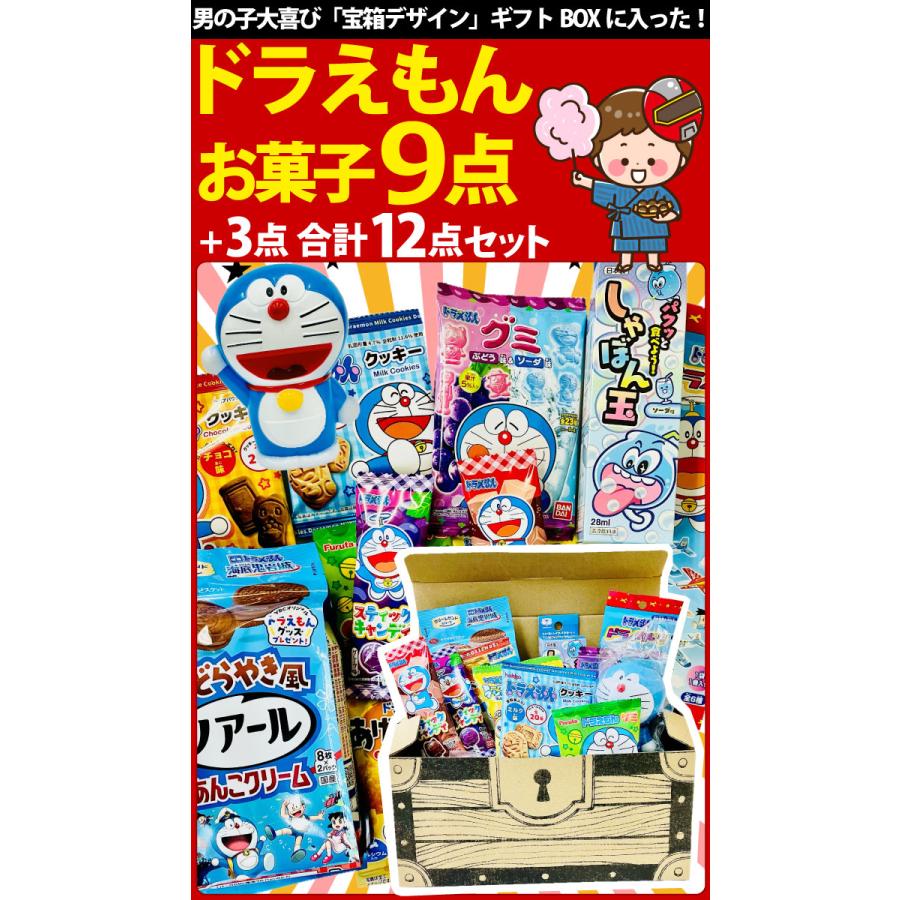 東ハト 男の子大喜び「宝箱デザイン」ギフトBOXに入った！ ドラえもん