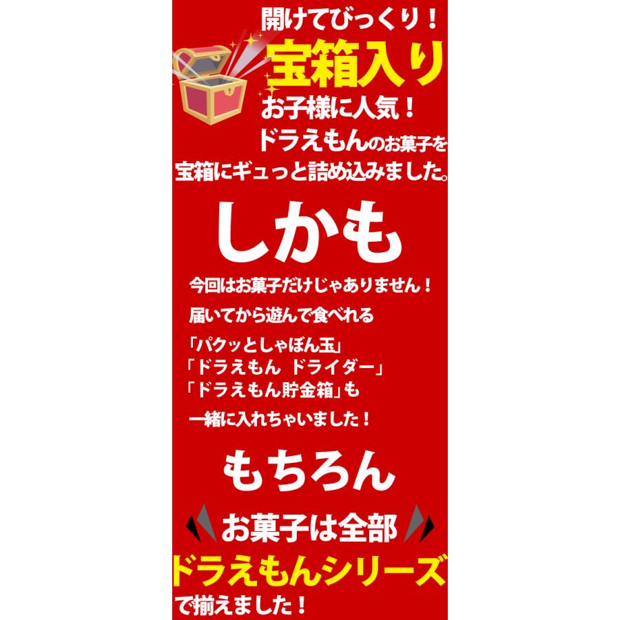 東ハト 男の子大喜び「宝箱デザイン」ギフトBOXに入った！ ドラえもん