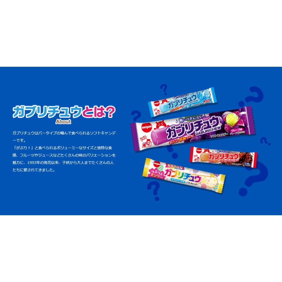 明治（meiji） 明治チューイング 季節限定 ガブリチュウ 4種類 合計40
