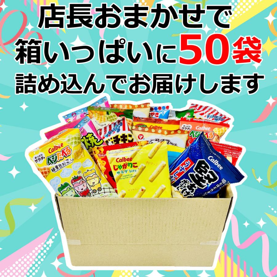 カルビー（Calbee） 店長おまかせ 小袋スナック菓子 20種類 合計50袋