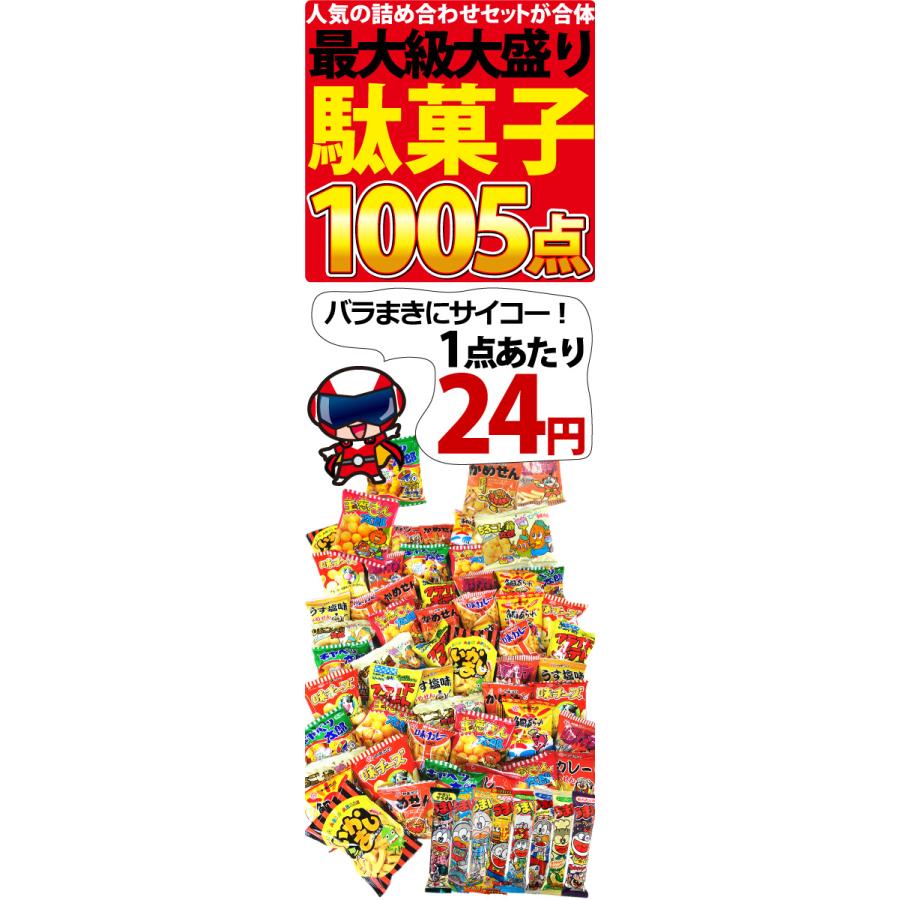 ランキング入り☆大盛り！合計1005点入 駄菓子ワンツースリーセット