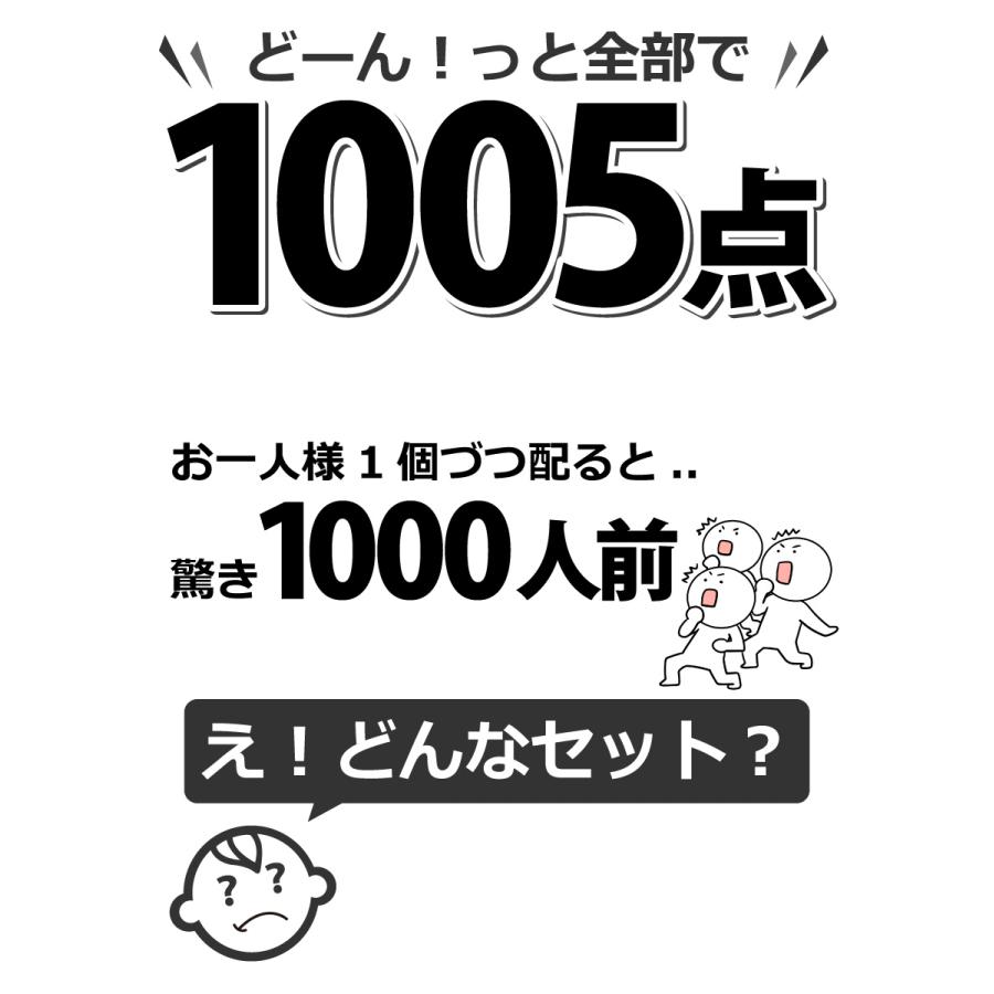 ランキング入り☆大盛り！合計1005点入 駄菓子ワンツースリーセット