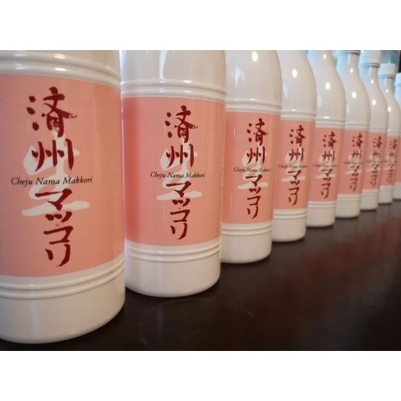 チェジュ生マッコリ 6本セット　乳酸菌生きている (代理店直送で安心)